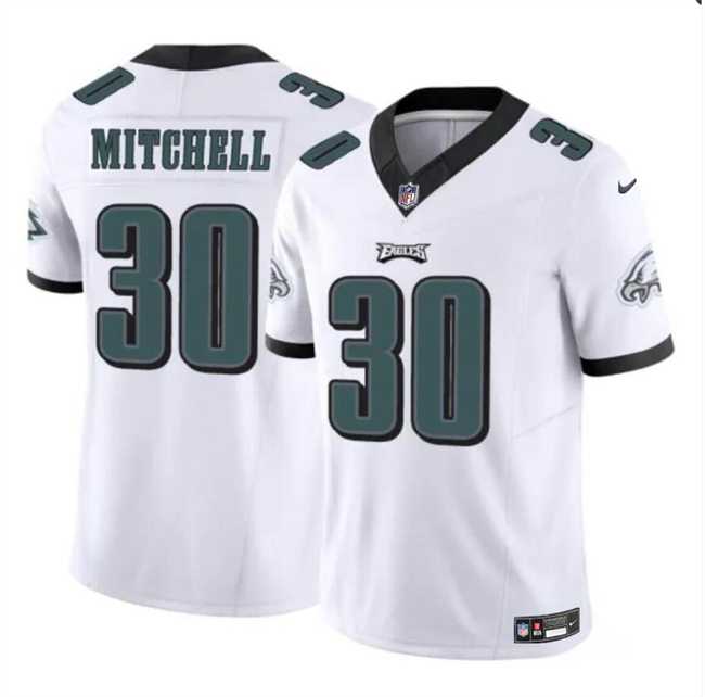 Men & Women & Youth Philadelphia Eagles #30 Quinyon Mitchell White 2024 Draft F.U.S.E Vapor Untouchable Limited Stitched Jersey